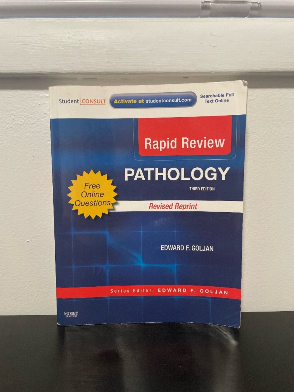 Rapid Review Pathology Edward F. Goljan Third Edition Revised Reprint Paperback